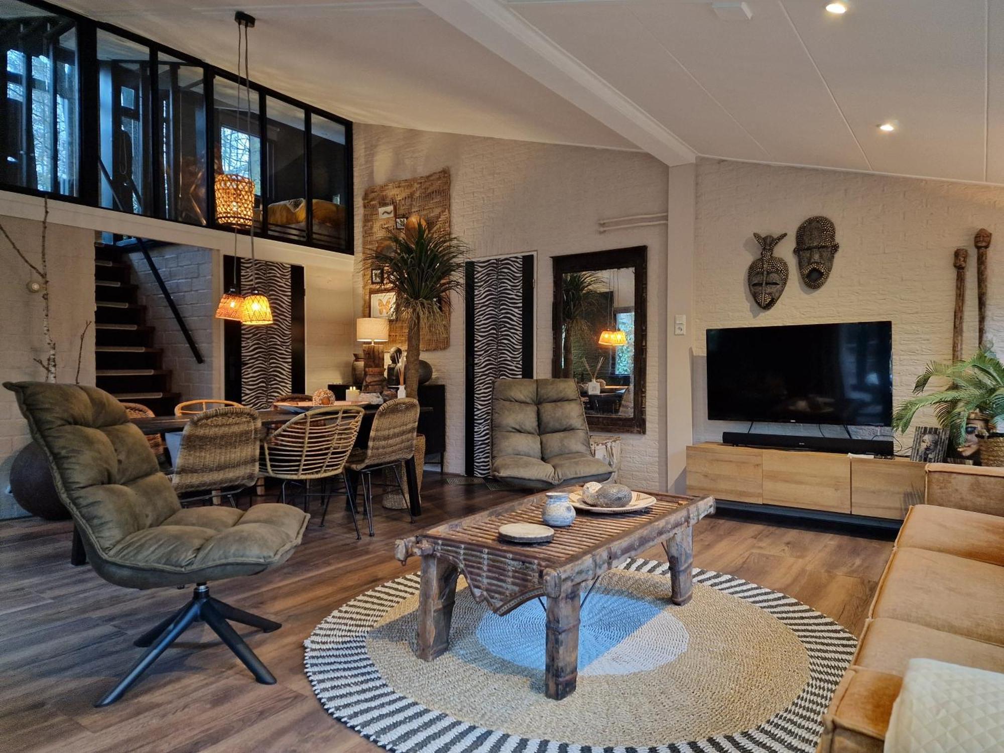 Boutique Bungalow 2 Met Sauna, Hottub En Boskas Rheezerveen ภายนอก รูปภาพ