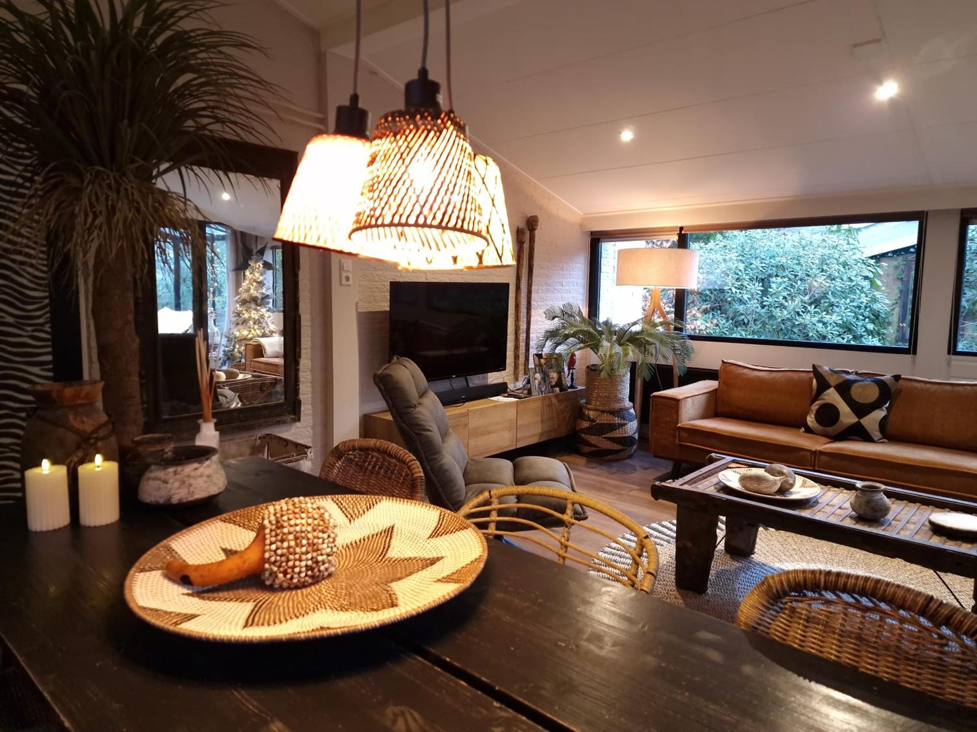 Boutique Bungalow 2 Met Sauna, Hottub En Boskas Rheezerveen ภายนอก รูปภาพ
